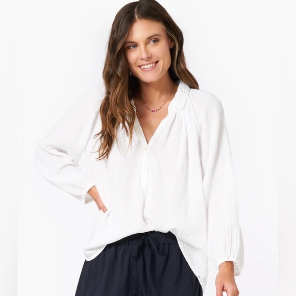 Xirena Ames Top in White Size Large - Picture 1 of 11
